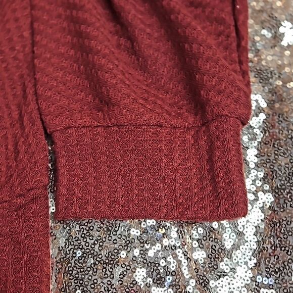 Nwt bloomchic dusty rose waffle knit top 22 - Picture 5 of 6